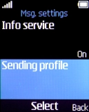 Select Sending profile.