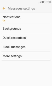 Press More settings.