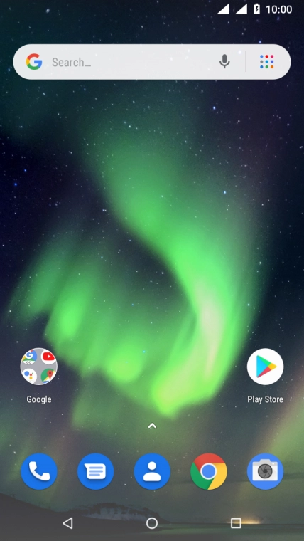 When the battery charging icon is displayed, the battery is charging.