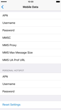 Press MMSC and key in http://www.vodafone.ie/mms.