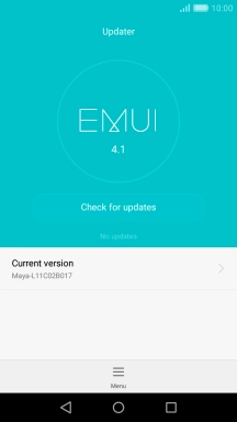 Press Check for updates. If a new software version is available, it's displayed. Follow the instructions on the screen to update the phone software.