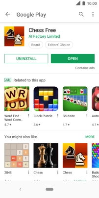 Press the Home key to return to the home screen.