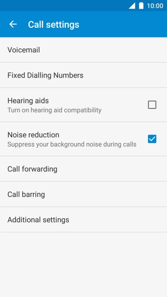 Press Fixed Dialling Numbers.
