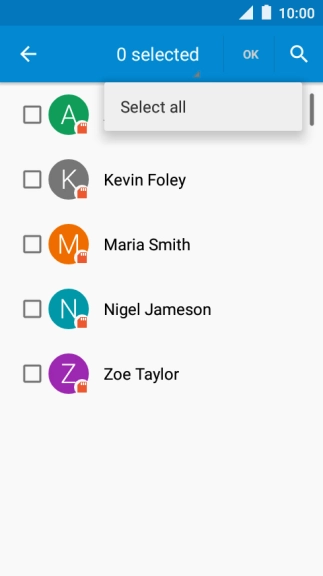 Press Select all.