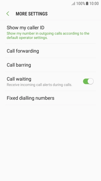 Press Fixed dialling numbers.