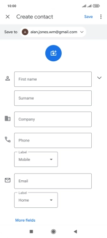 Press the drop down list next to 
