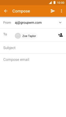 Press Subject and key in the required subject.