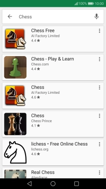 Press the required app.
