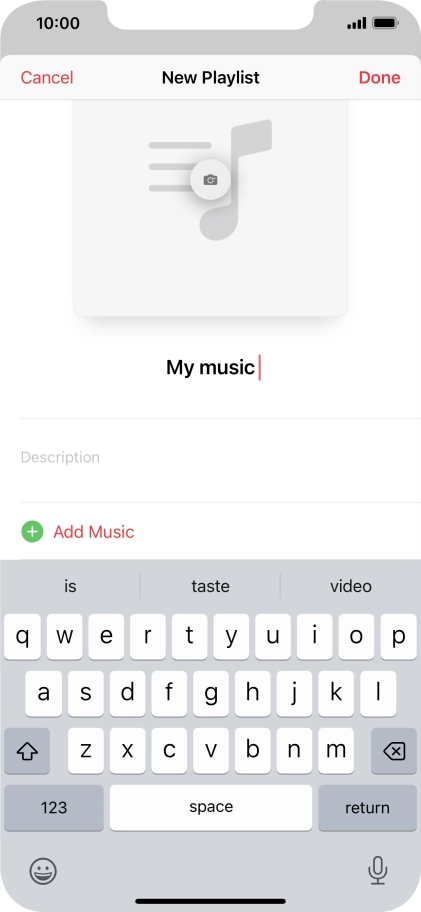 Press Add Music.