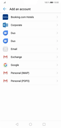 Press Google.