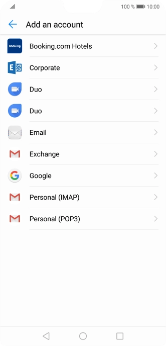 Press Google.