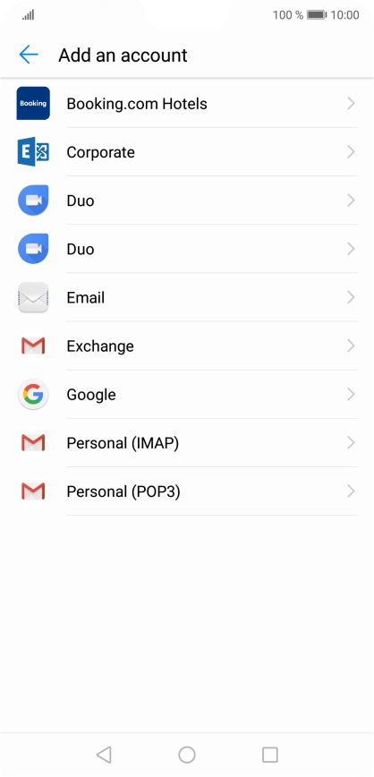 Press Google.