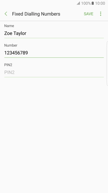Press PIN2 and key in your PIN2.