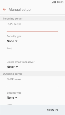 Press the drop down list below 