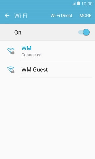 Press the Home key to return to the home screen.