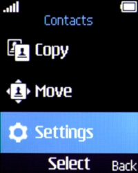 Select Settings.