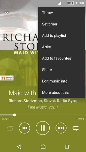 Press Add to playlist.