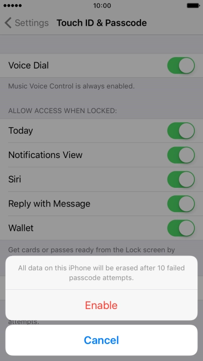 Press Enable.