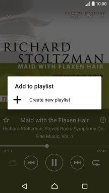 Press Create new playlist.