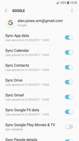 Press the Home key to return to the home screen.