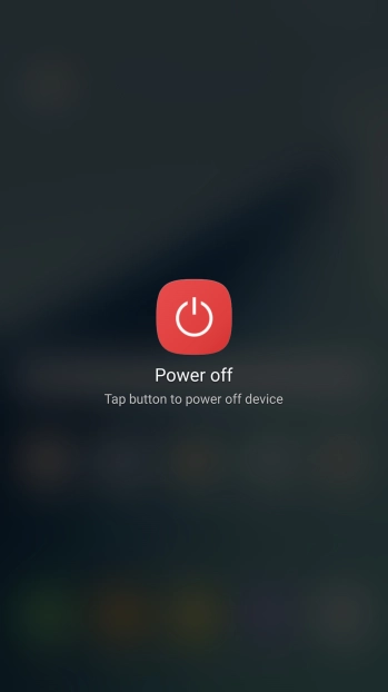 Press Power off.