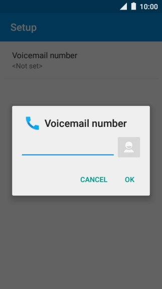 Key in (prefix) 5 (your phone number) and press OK.
