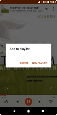 Press NEW PLAYLIST.