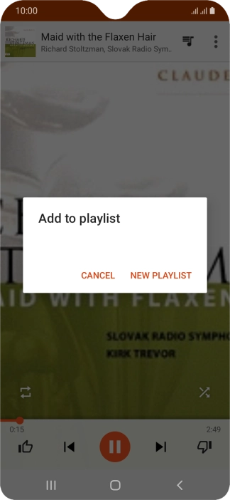 Press NEW PLAYLIST.