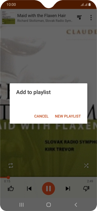 Press NEW PLAYLIST.