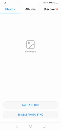 Press Albums and go to the required folder.