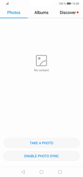Press Albums and go to the required folder.