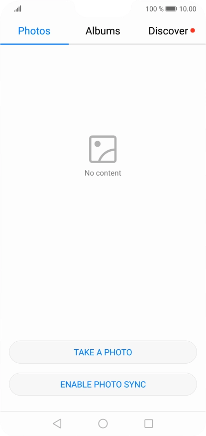 Press Albums and go to the required folder.