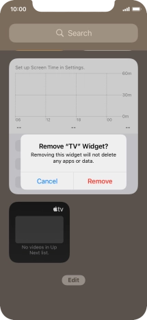 Press Remove.