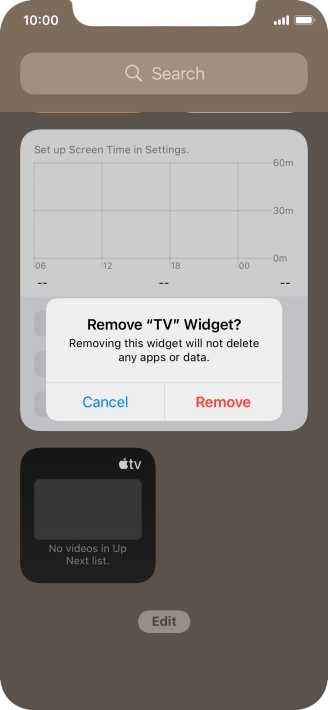 Press Remove.
