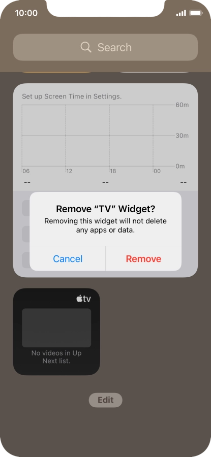 Press Remove.