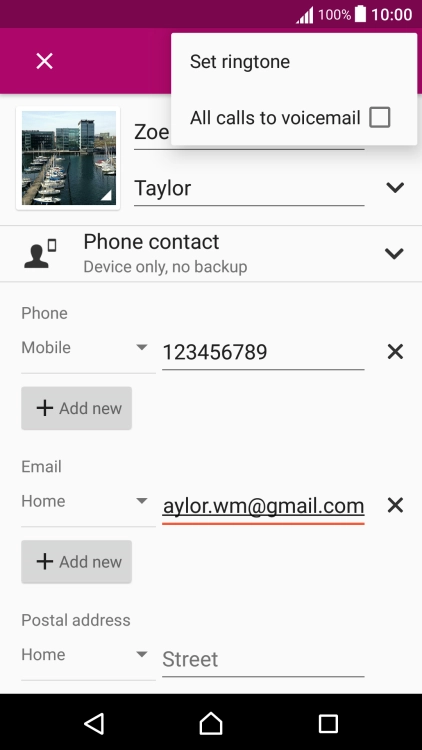 Press Set ringtone.