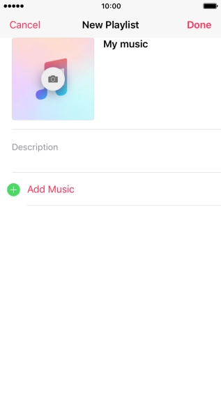 Press Add Music.