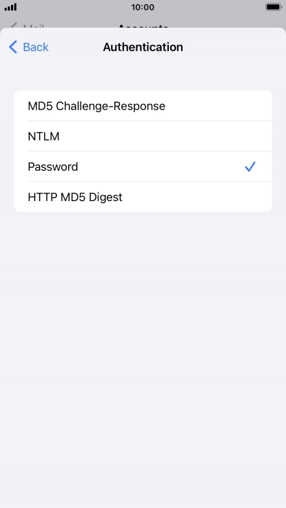 Press Password.