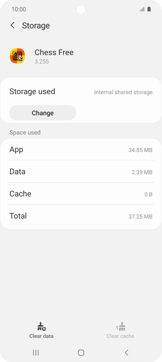 Press the Home key to return to the home screen.