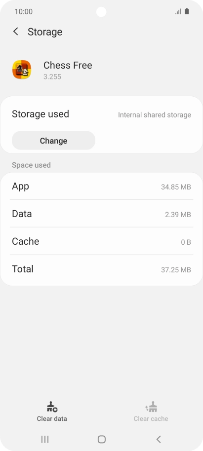 Press the Home key to return to the home screen.