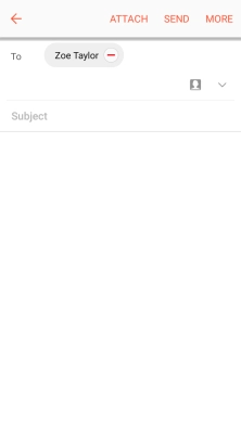 Press Subject and key in the required subject.