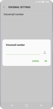 Key in (prefix) 5 (your phone number) and press OK.