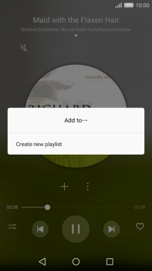 Press Create new playlist.