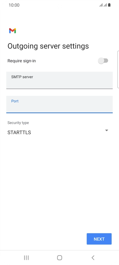 Press the drop down list below 