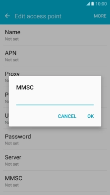 Key in http://www.vodafone.ie/mms and press OK.