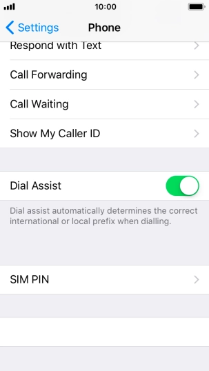 Press SIM PIN.