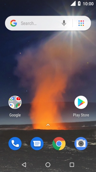 When the battery charging icon is displayed, the battery is charging.