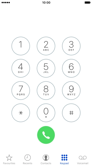 Press Keypad.