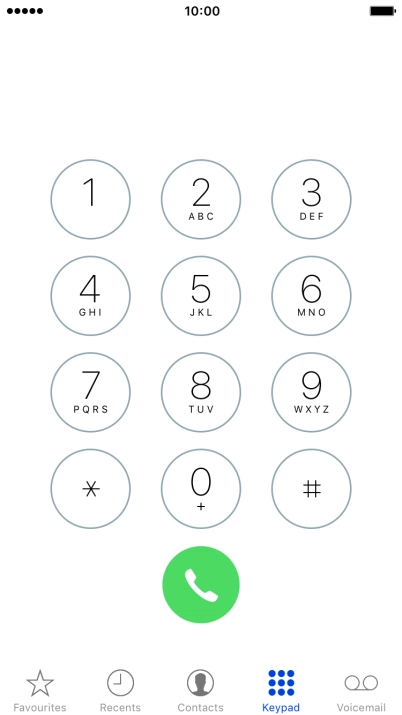 Press Keypad.
