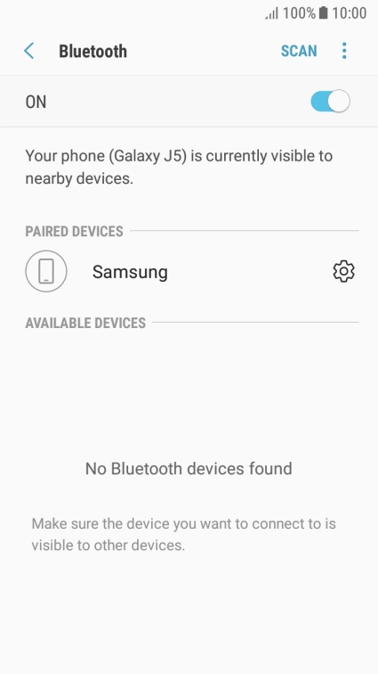 Press the Home key to return to the home screen.